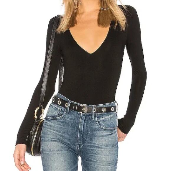 Lovers and Friends Akron Bodysuit in Black NWT Size Small - Picture 1 of 5